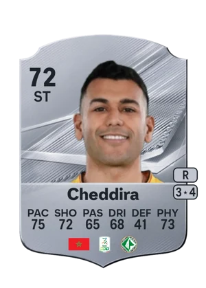 Cheddira - 72 - Rare EA FC 27 card