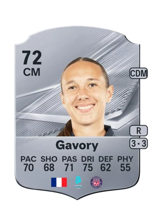 Gavory - 72 - Rare EA FC 27 card