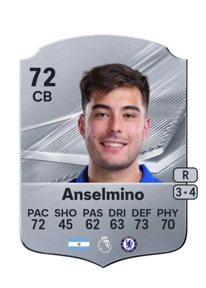 Anselmino - 72 - Rare EA FC 27 card