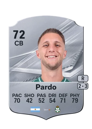 Pardo - 72 - Rare EA FC 27 card