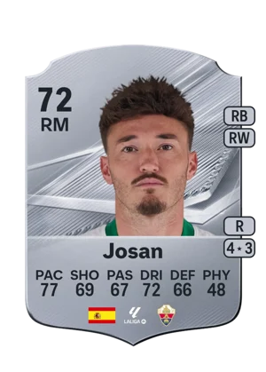 Josan - 72 - Rare EA FC 27 card