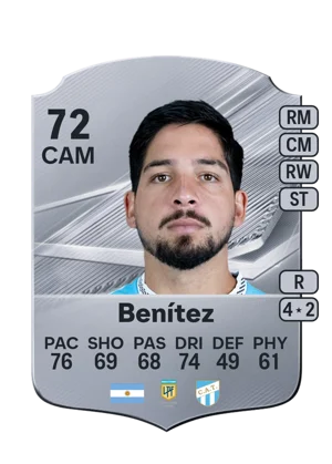 Benítez - 72 - Rare EA FC 27 card