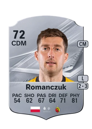 Romanczuk - 72 - Rare EA FC 27 card