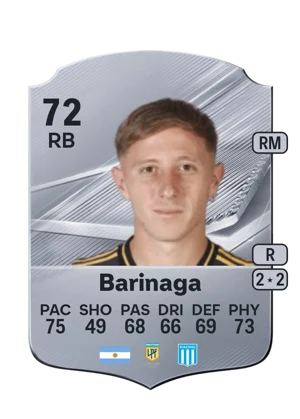 Barinaga - 72 - Rare EA FC 27 card