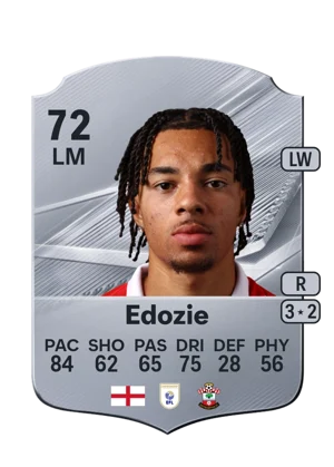 Edozie - 72 - Rare EA FC 27 card