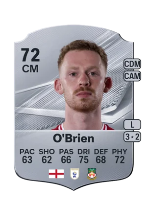 O'Brien - 72 - Rare EA FC 27 card