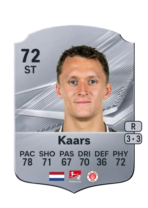Kaars - 72 - Rare EA FC 27 card