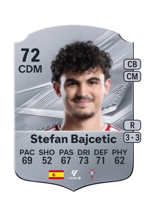 Stefan Bajcetic - 72 - Rare EA FC 27 card