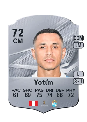 Yotún - 72 - Rare EA FC 27 card