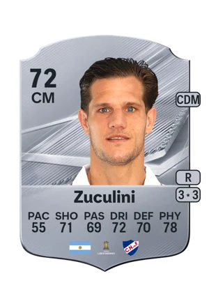 Zuculini - 72 - Rare EA FC 27 card