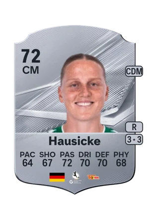 Hausicke - 72 - Rare EA FC 27 card