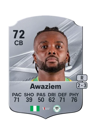 Awaziem - 72 - Rare EA FC 27 card