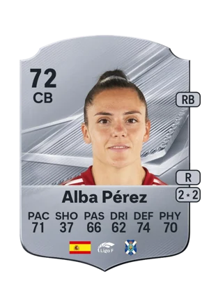 Alba Pérez - 72 - Rare EA FC 27 card