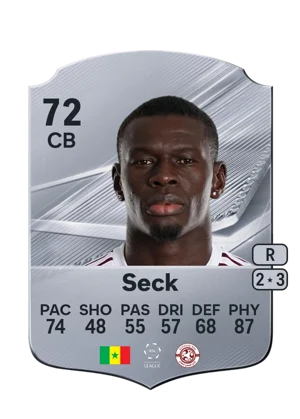 Seck - 72 - Rare EA FC 27 card