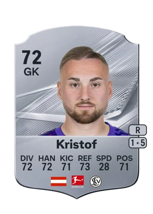 Kristof - 72 - Rare EA FC 27 card