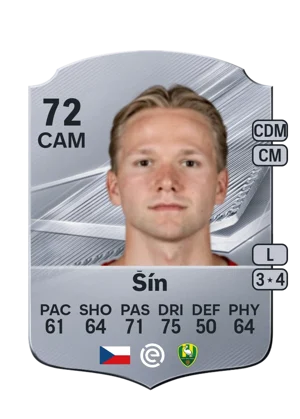 Šín - 72 - Rare EA FC 27 card