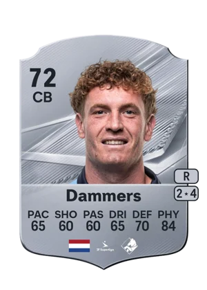 Dammers - 72 - Rare EA FC 27 card