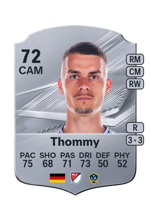 Thommy - 72 - Rare EA FC 27 card