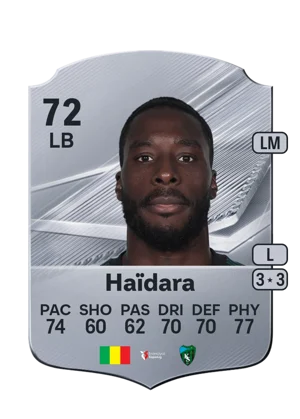 Haïdara - 72 - Rare EA FC 27 card