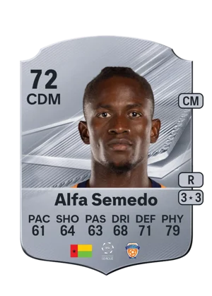 Alfa Semedo - 72 - Rare EA FC 27 card