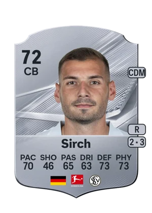 Sirch - 72 - Rare EA FC 27 card
