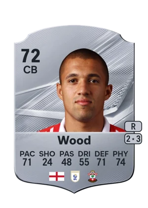 Wood - 72 - Rare EA FC 27 card