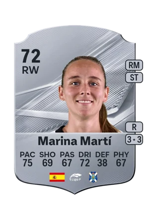 Marina Martí - 72 - Rare EA FC 27 card