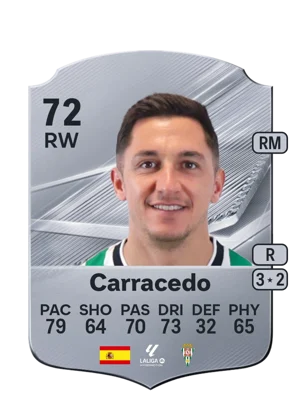 Carracedo - 72 - Rare EA FC 27 card