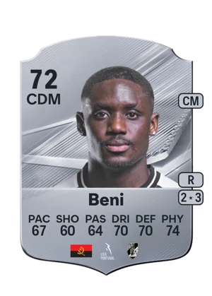 Beni - 72 - Rare EA FC 27 card