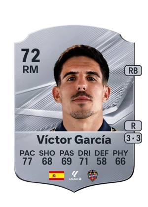 Víctor García - 72 - Rare EA FC 27 card