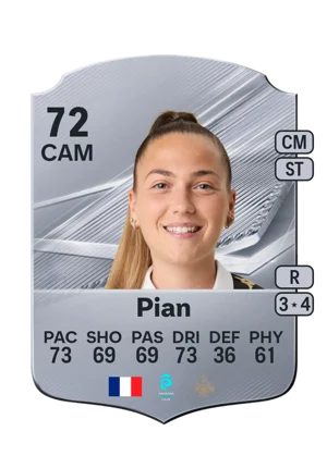 Pian - 72 - Rare EA FC 27 card