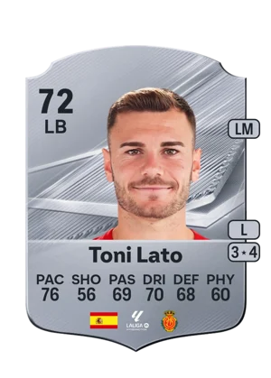 Toni Lato - 72 - Rare EA FC 27 card