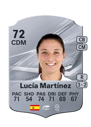 Lucía Martínez - 72 - Rare EA FC 27 card
