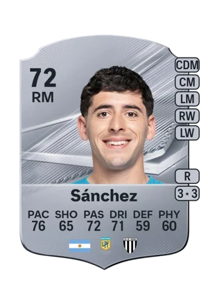 Sánchez - 72 - Rare EA FC 27 card