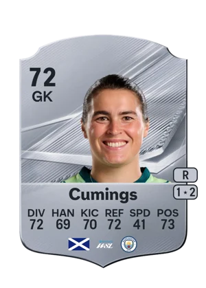 Cumings - 72 - Rare EA FC 27 card