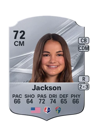 Jackson - 72 - Rare EA FC 27 card