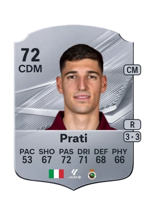 Prati - 72 - Rare EA FC 27 card
