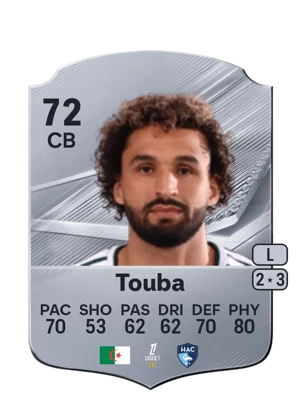 Touba - 72 - Rare EA FC 27 card