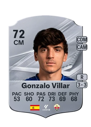 Gonzalo Villar - 72 - Rare EA FC 27 card