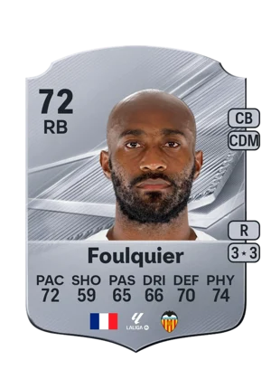 Foulquier - 72 - Rare EA FC 27 card