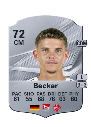 Becker - 72 - Rare EA FC 27 card