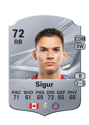 Sigur - 72 - Rare EA FC 27 card