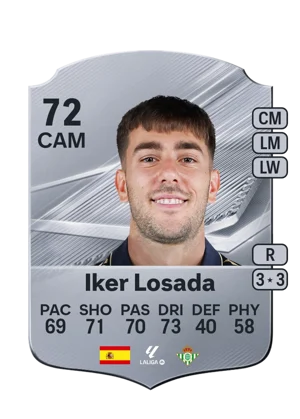 Iker Losada - 72 - Rare EA FC 27 card