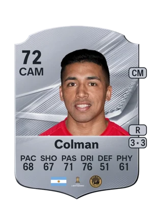 Colman - 72 - Rare EA FC 27 card