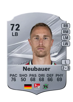 Neubauer - 72 - Rare EA FC 27 card