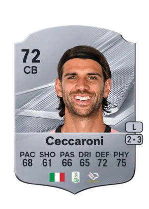 Ceccaroni - 72 - Rare EA FC 27 card