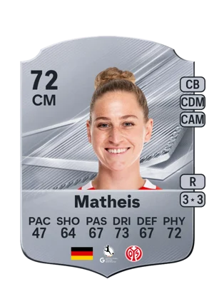 Matheis - 72 - Rare EA FC 27 card