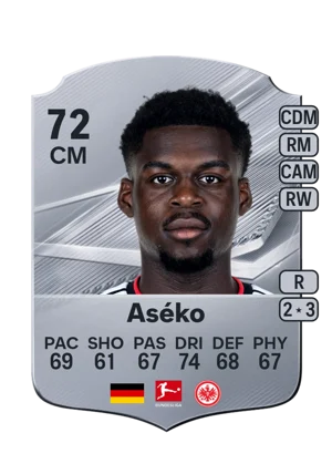 Aséko - 72 - Rare EA FC 27 card