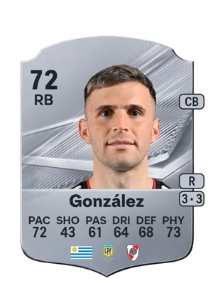 González - 72 - Rare EA FC 27 card