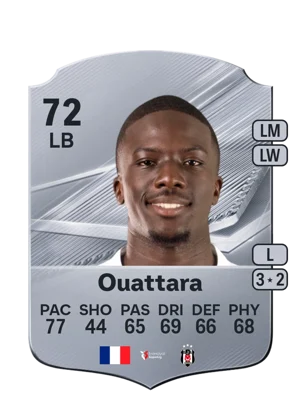 Ouattara - 72 - Rare EA FC 27 card